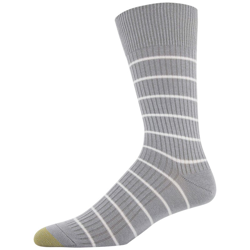 GOLDTOE Men's Stanton Crew Socks, Multipairs, Light Grey Assorted (6-Pairs), Large - Image 3
